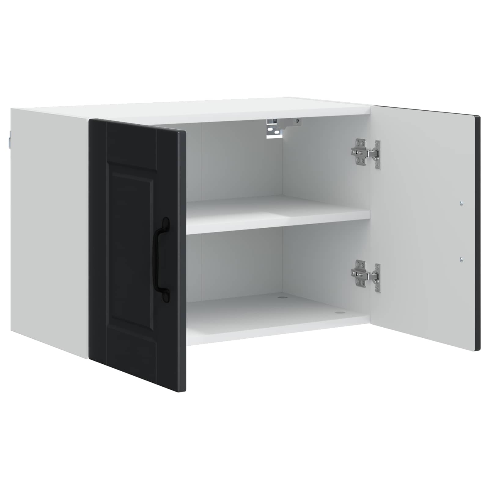 Ντουλάπα Τοίχου PORTO 2 pcs Μαύρο 60 x 31 x 40 εκ