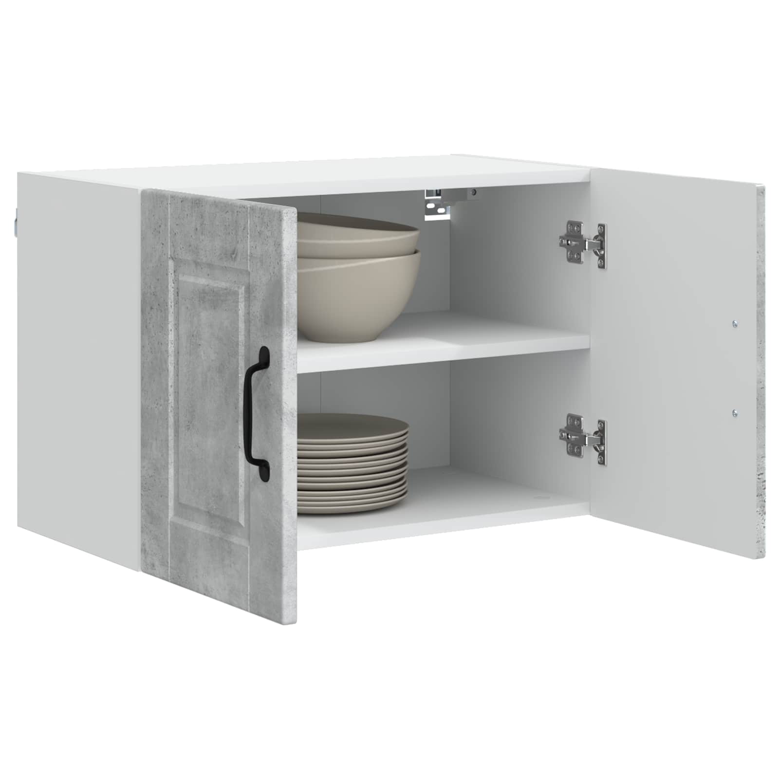 Ντουλάπα Τοίχου PORTO 2 pcs Σκυρόδεμα Γκρι 60 x 31 x 40 εκ