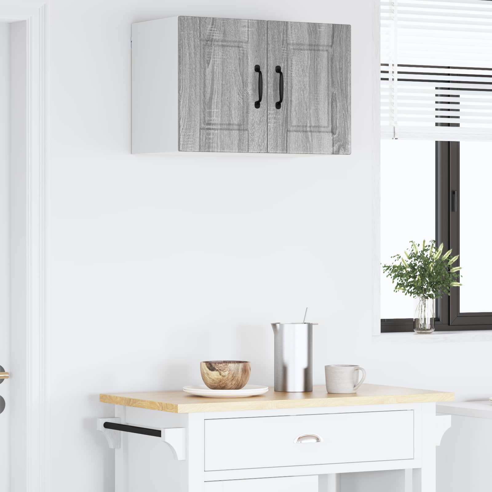 Ντουλάπα Τοίχου PORTO Γκρίζο Σονομα 60 x 31 x 40 εκ