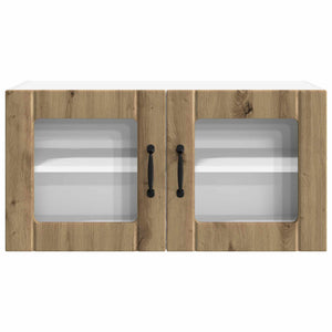Ραφιέρα τοίχου PORTO Artisan Oak 80 x 31 x 40 εκ
