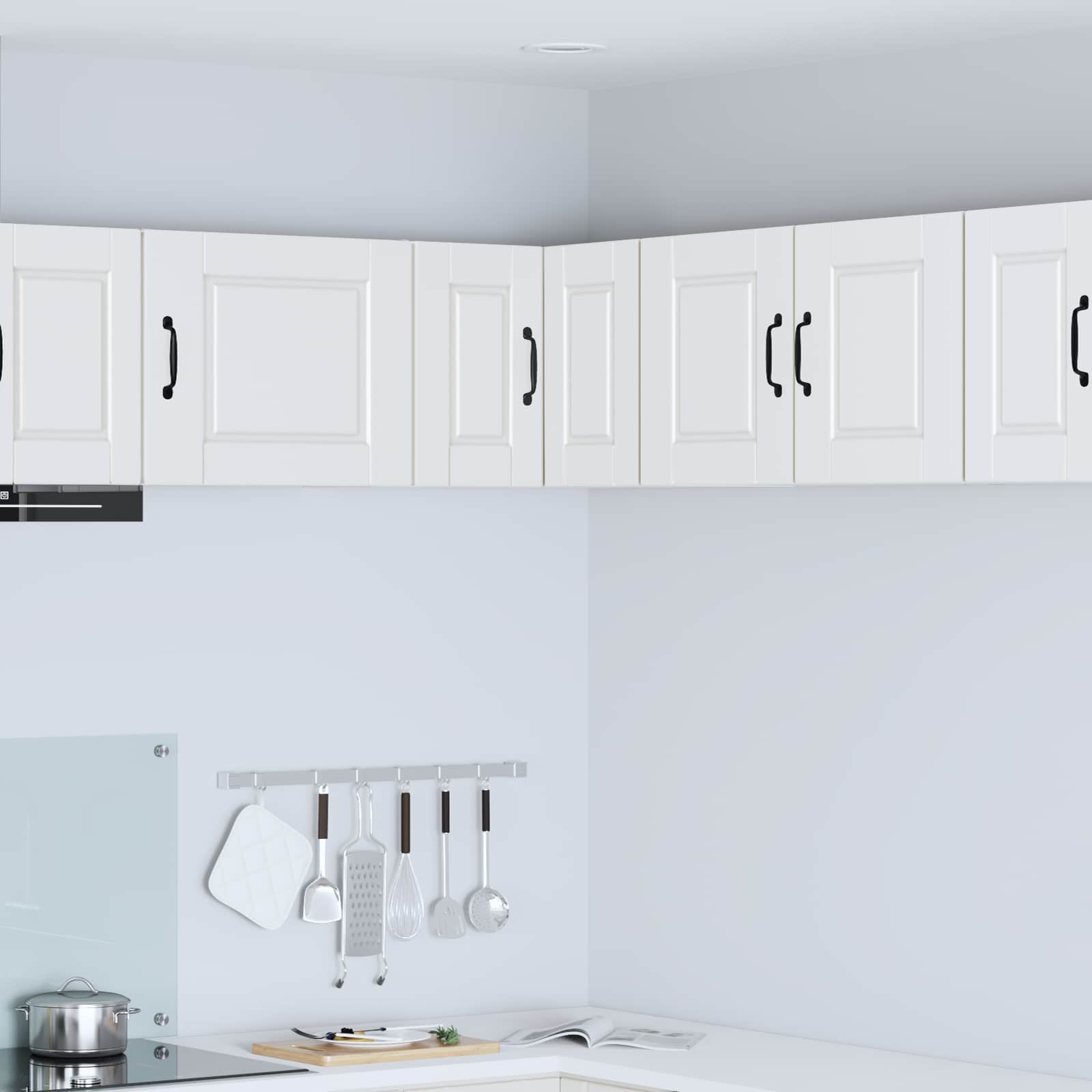 Ντουλάπι Γωνίας Τοίχου PORTO Λευκό 57 x 57 x 40 εκ.