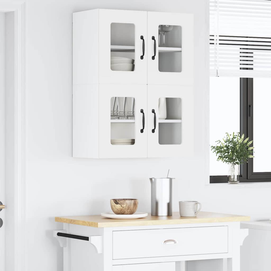Ραφιέρα τοίχου PORTO 2 pcs Λευκό 60 x 31 x 40 εκ