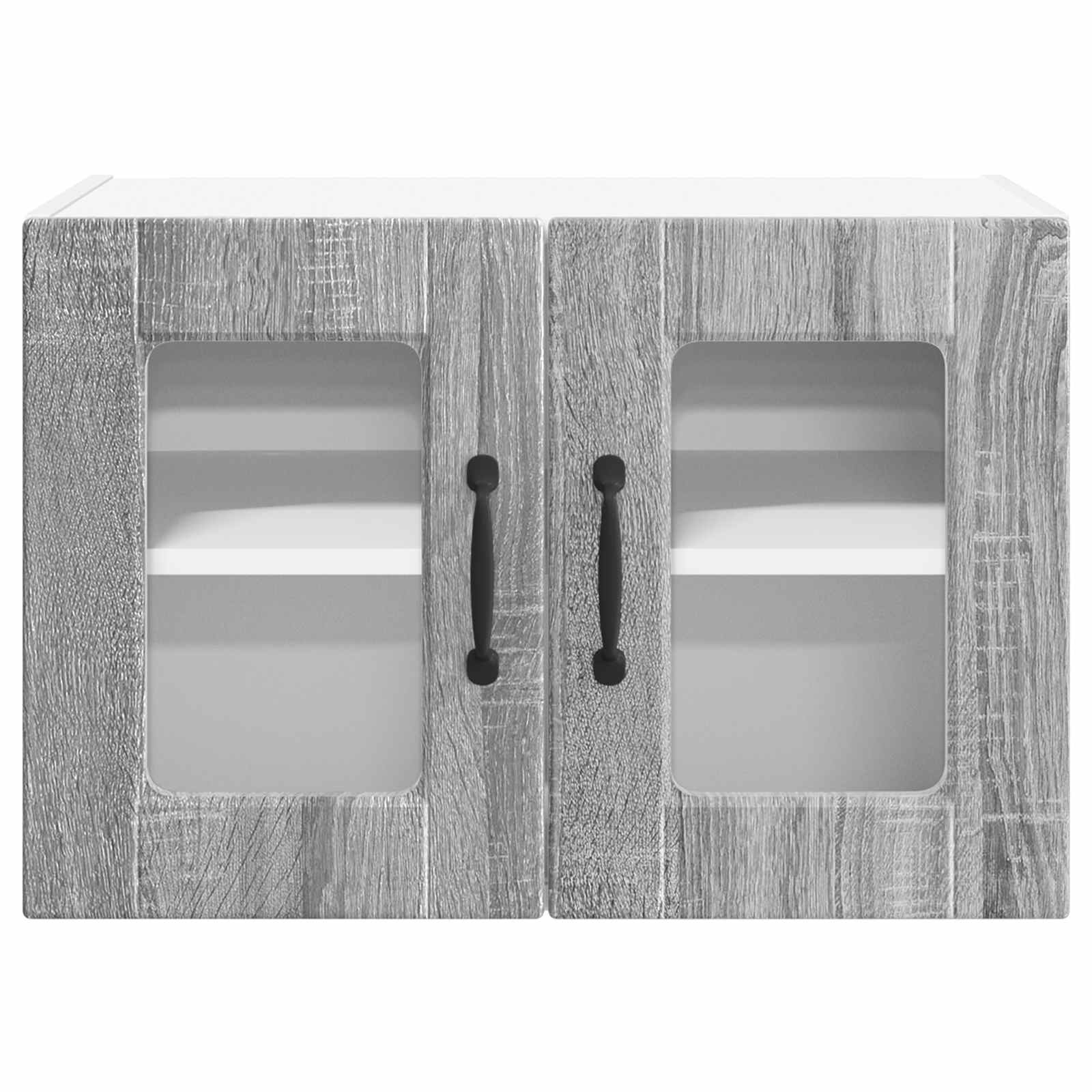 Ραφιέρα τοίχου PORTO 2 pcs Γκρίζο Σονομα 60 x 31 x 40 εκ