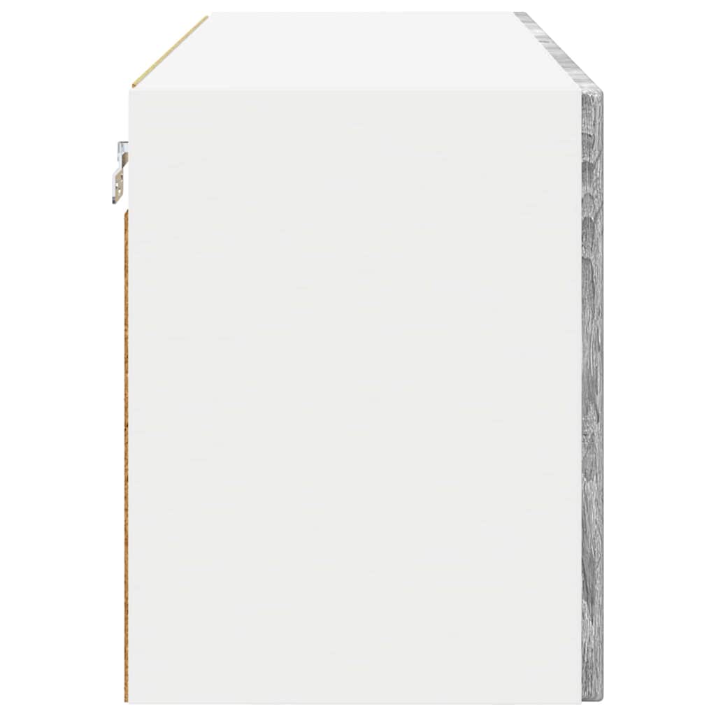 Ραφιέρα τοίχου PORTO 2 pcs Γκρίζο Σονομα 60 x 31 x 40 εκ