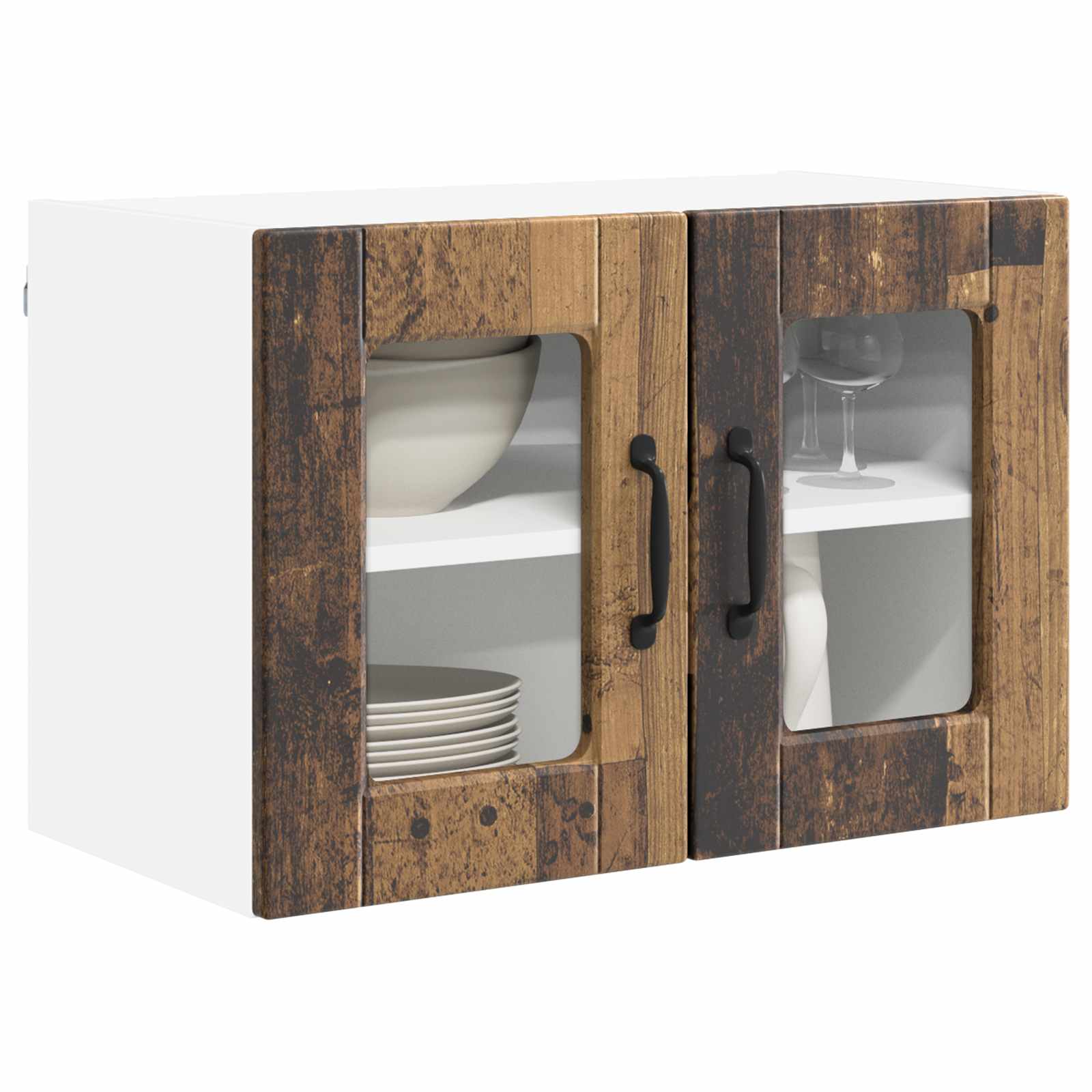 Πάνελ πλυντηρίου πιάτων 2 pcs Παλιό ξύλο 60 x 31 x 40 εκ