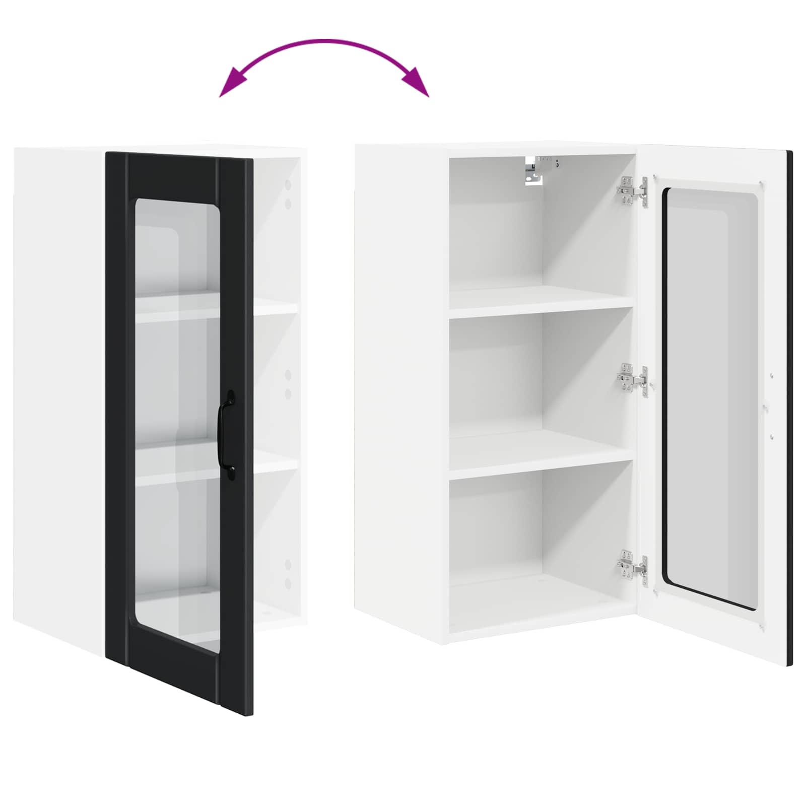 Πάνελ πλυντηρίου πιάτων με ράφι με πόρτα Μαύρο 40 x 31 x 80 εκ.