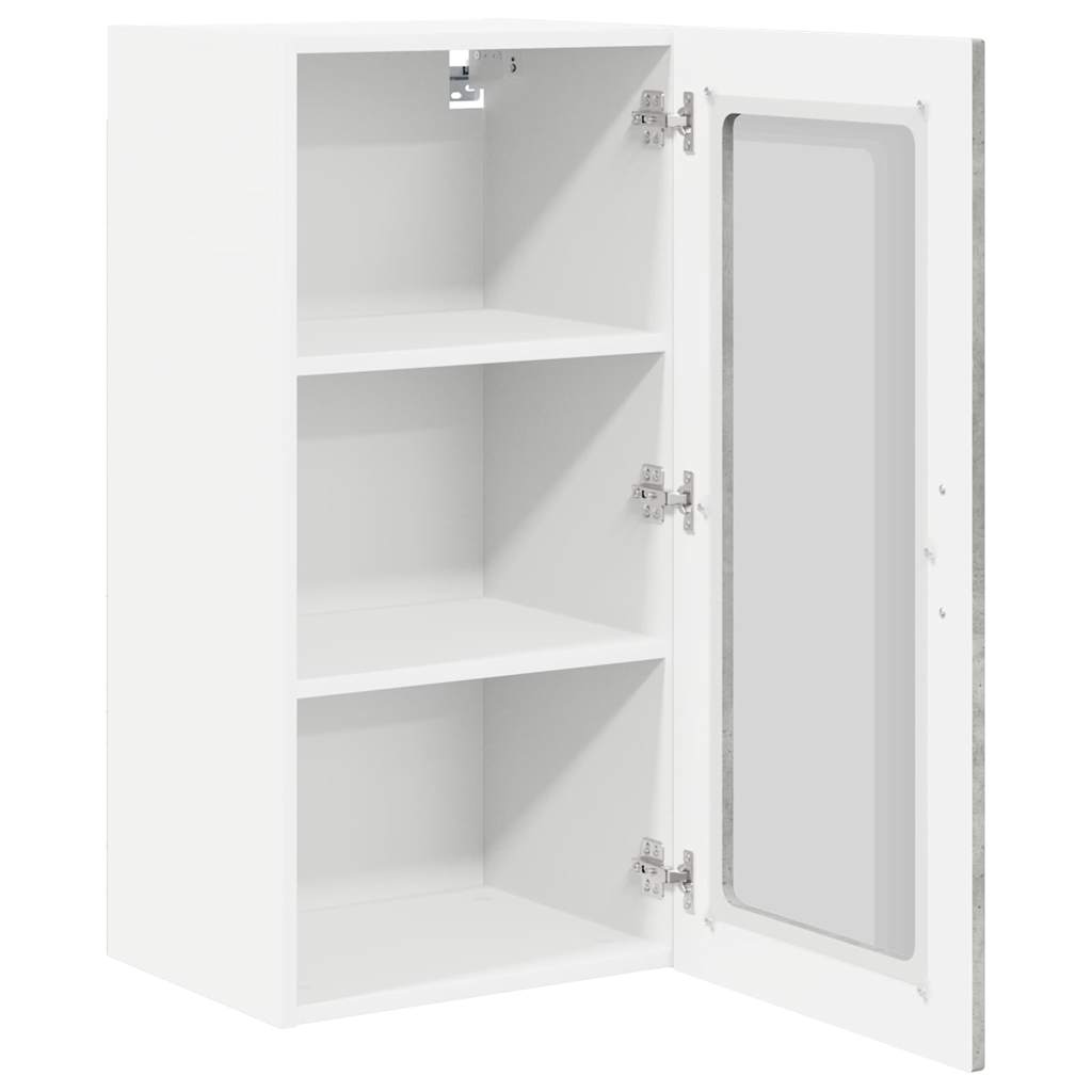 Ραφιέρα τοίχου PORTO 2 pcs Σκυρόδεμα Γκρι 40 x 31 x 80 εκ.