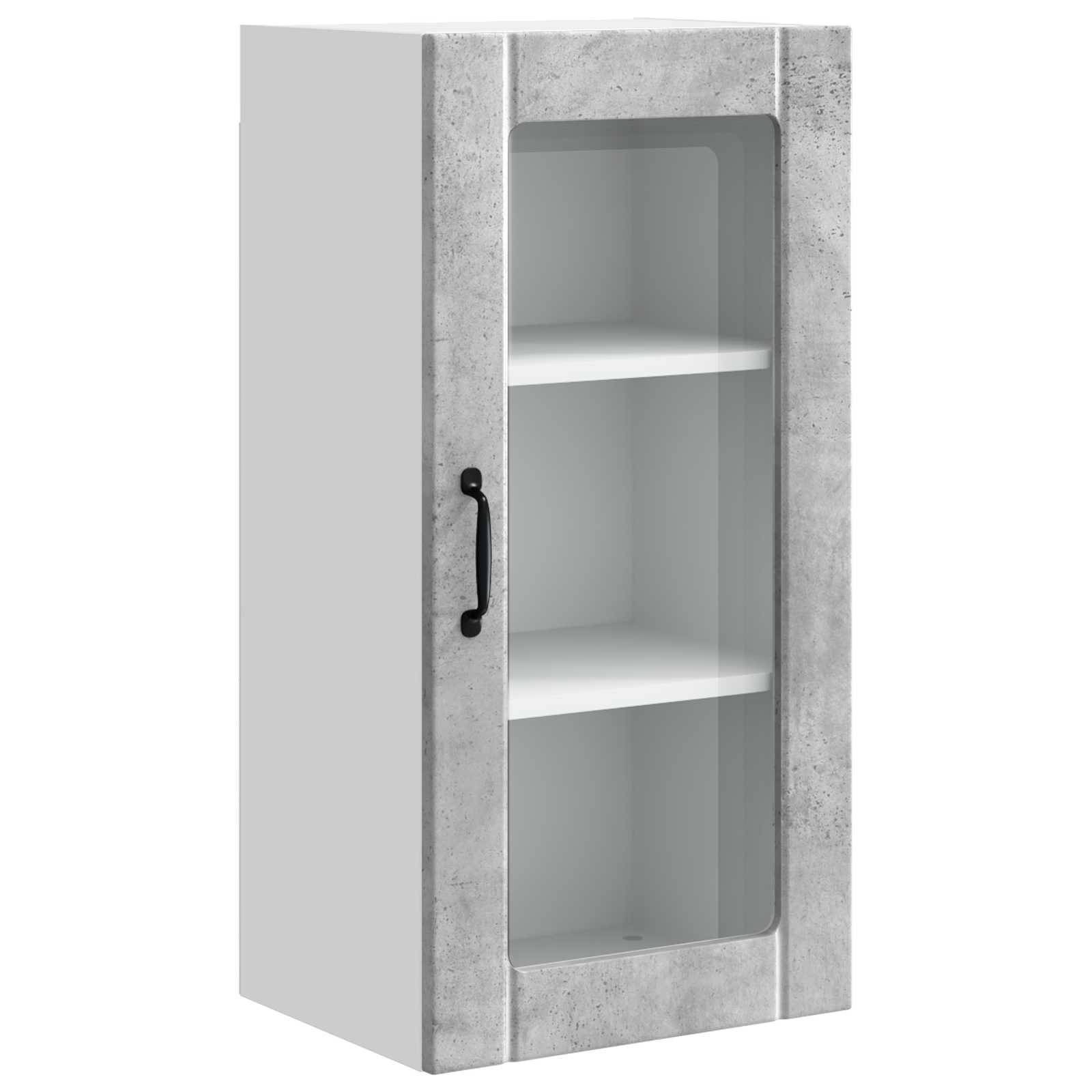 Ραφιέρα τοίχου PORTO 2 pcs Σκυρόδεμα Γκρι 40 x 31 x 80 εκ.