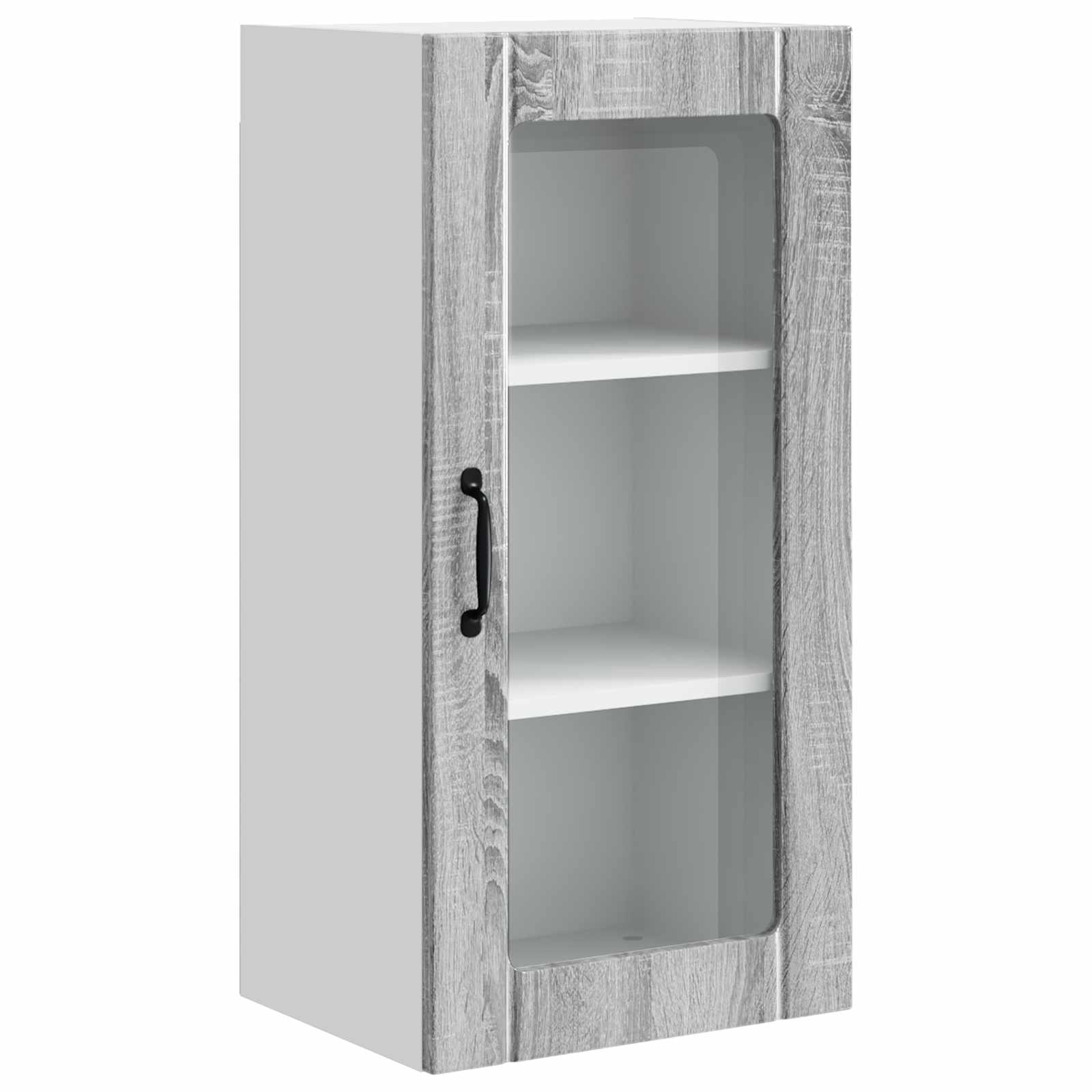 Ραφιέρα τοίχου PORTO 2 pcs Γκρίζο Σονομα 40 x 31 x 80 εκ.