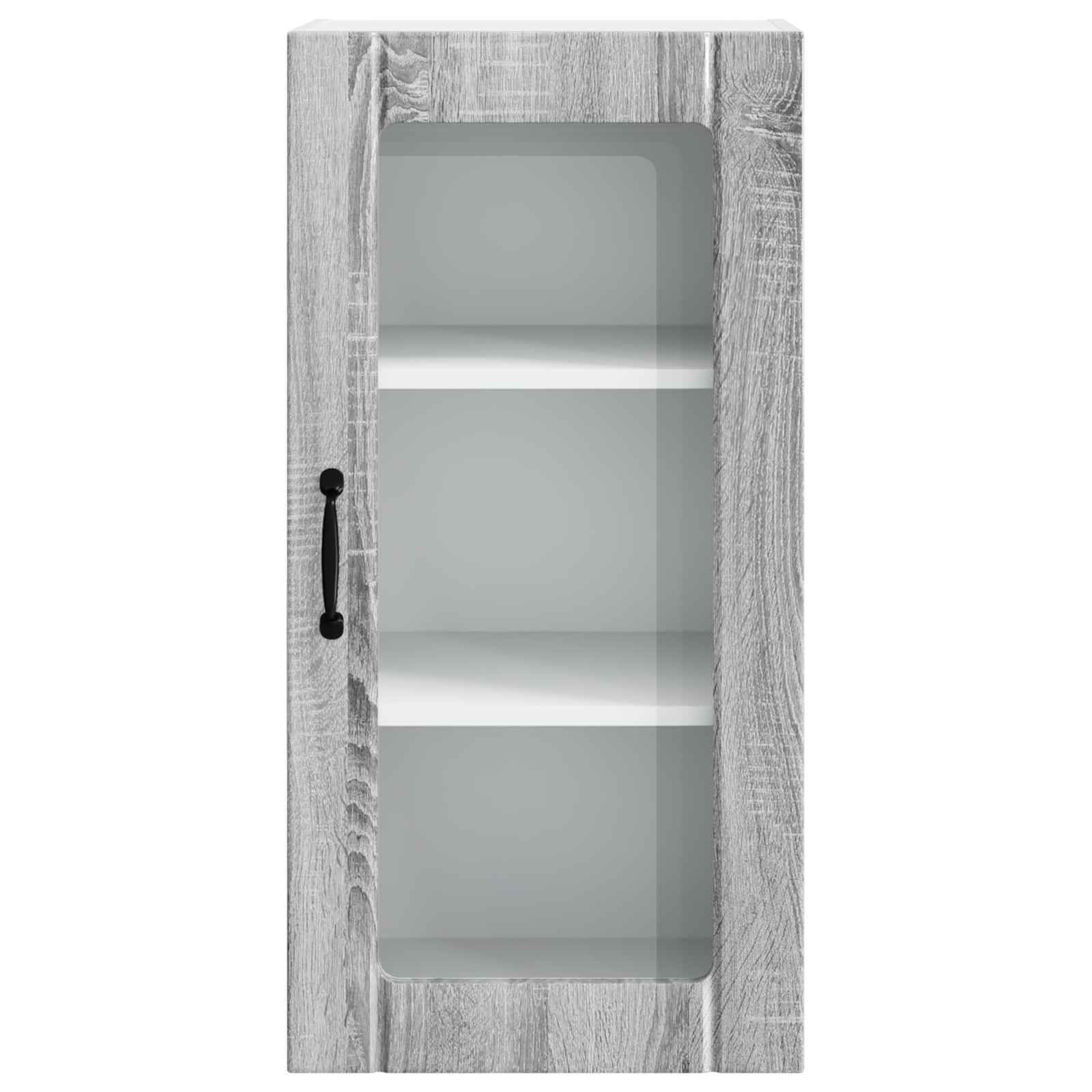 Ραφιέρα τοίχου PORTO 2 pcs Γκρίζο Σονομα 40 x 31 x 80 εκ.