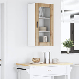 Ραφιέρα τοίχου PORTO Artisan Oak 40 x 31 x 80 εκ.