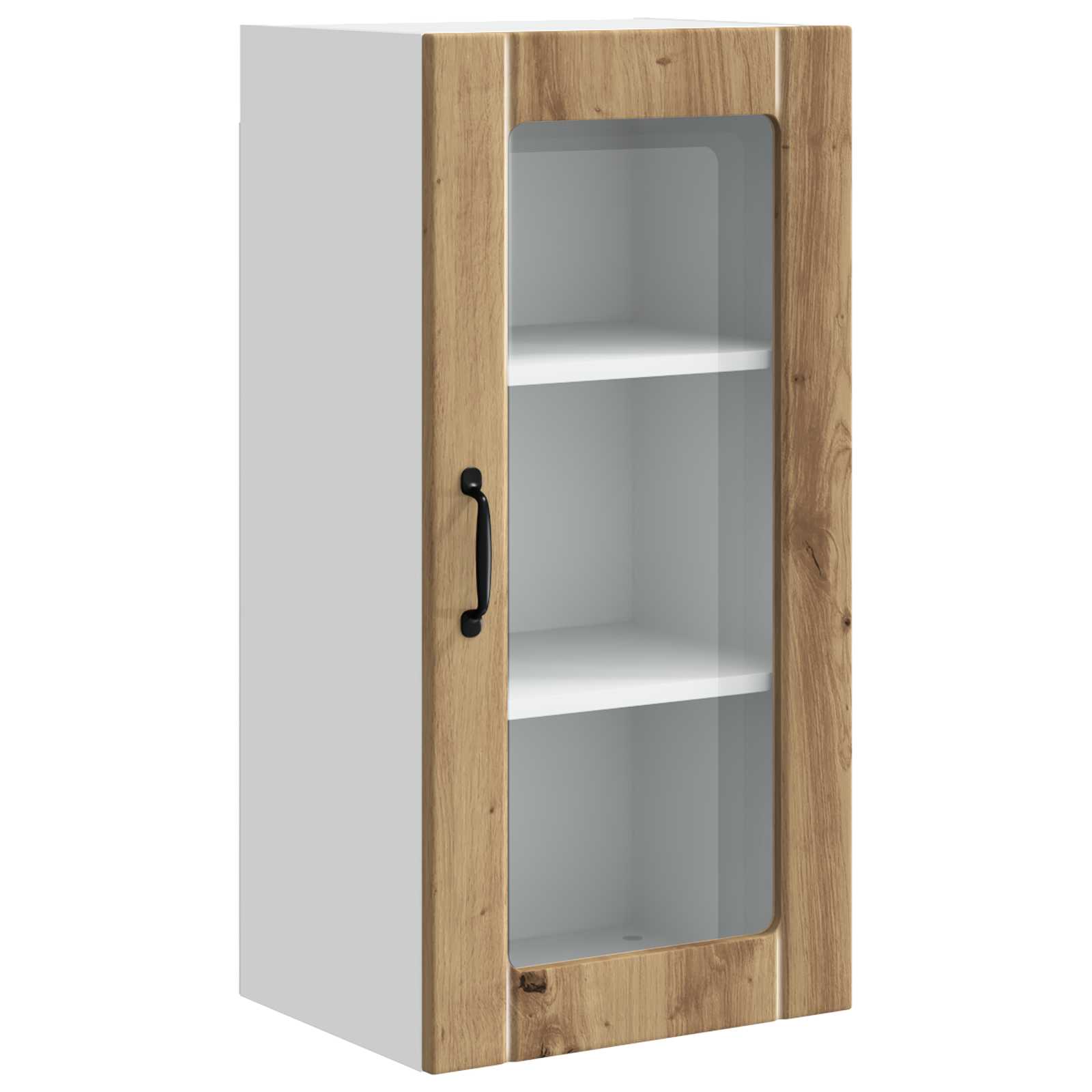 Ραφιέρα τοίχου PORTO Artisan Oak 40 x 31 x 80 εκ.