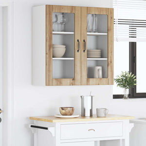 Ραφιέρα τοίχου PORTO 2 τμχ. Artisan Oak Επεξεργασμένο Ξύλο