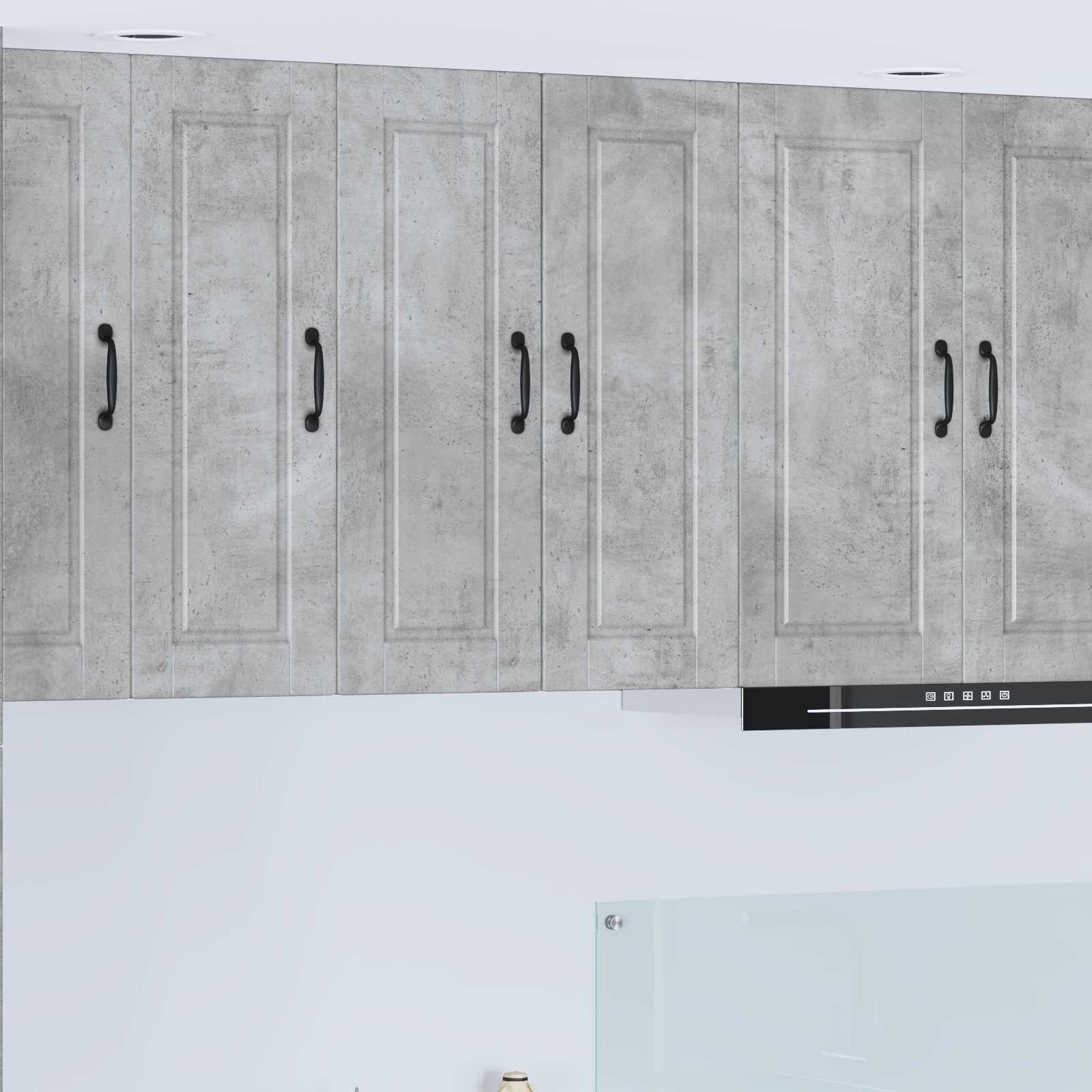 Ντουλάπα Τοίχου PORTO 2 pcs Σκυρόδεμα Γκρι 30 x 31 x 80 εκ.