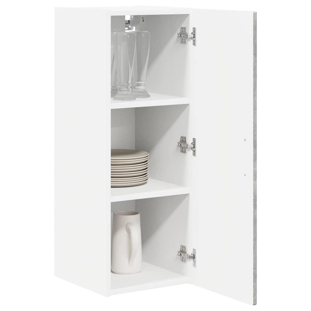 Ντουλάπα Τοίχου PORTO 2 pcs Σκυρόδεμα Γκρι 30 x 31 x 80 εκ.