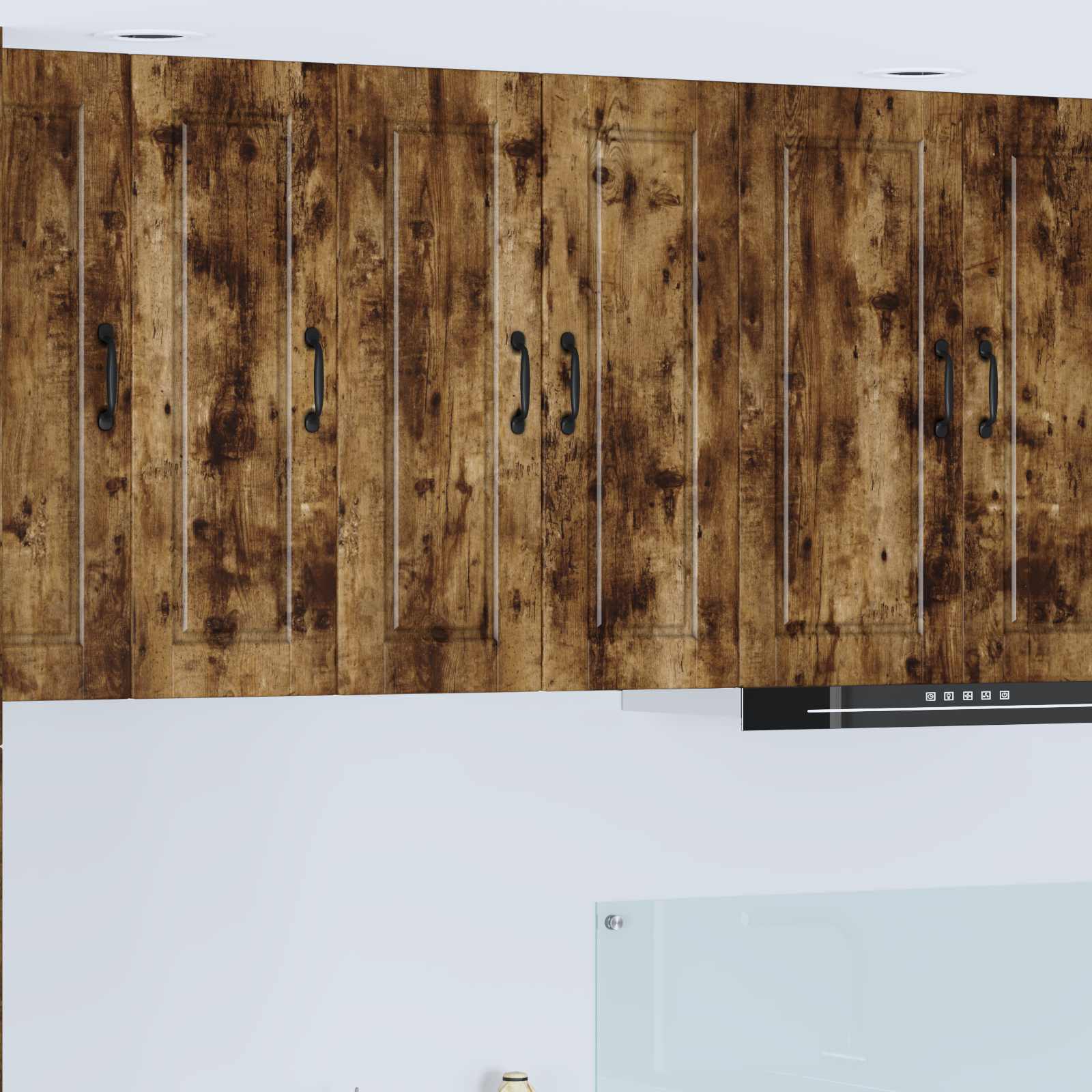 Πάνελ πλυντηρίου πιάτων 2 pcs Καπνιστό Δρύς 30 x 31 x 80 εκ.