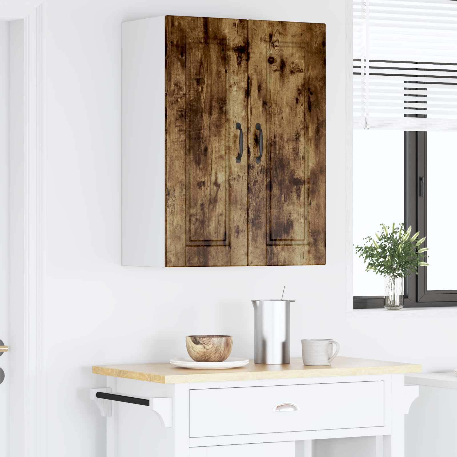 Πάνελ πλυντηρίου πιάτων 2 pcs Καπνιστό Δρύς 30 x 31 x 80 εκ.