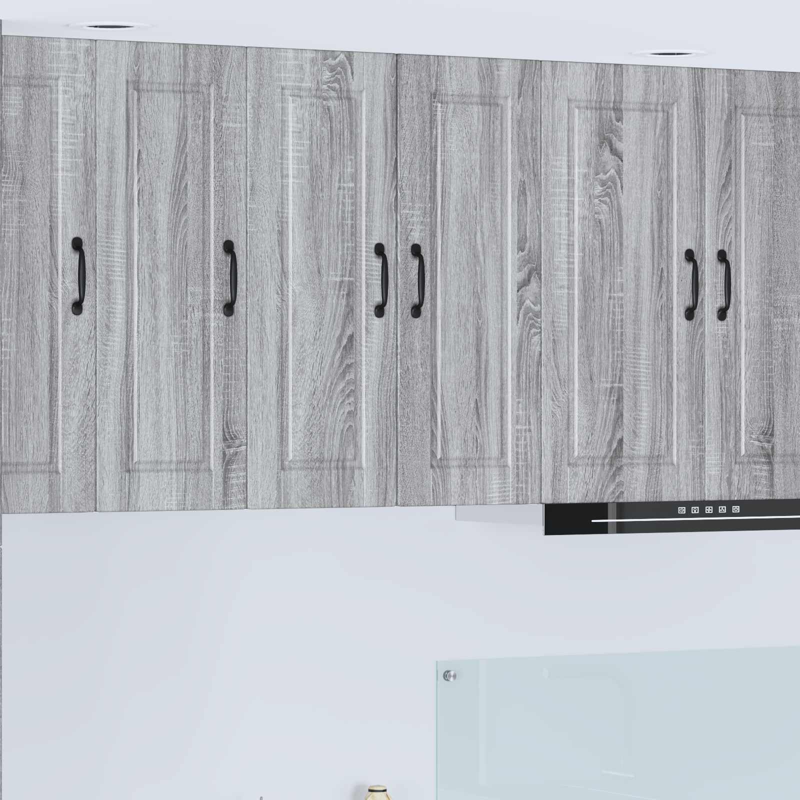 Ντουλάπα Τοίχου PORTO 2 pcs Γκρίζο Σονομα 30 x 31 x 80 εκ.