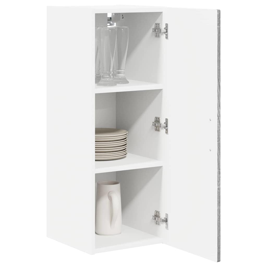 Ντουλάπα Τοίχου PORTO 2 pcs Γκρίζο Σονομα 30 x 31 x 80 εκ.