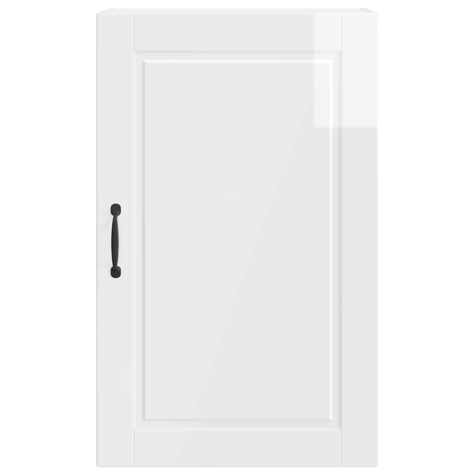 Ντουλάπα Κουζίνας Υψηλής γυαλάδας λευκό 50 x 31 x 80 εκ.