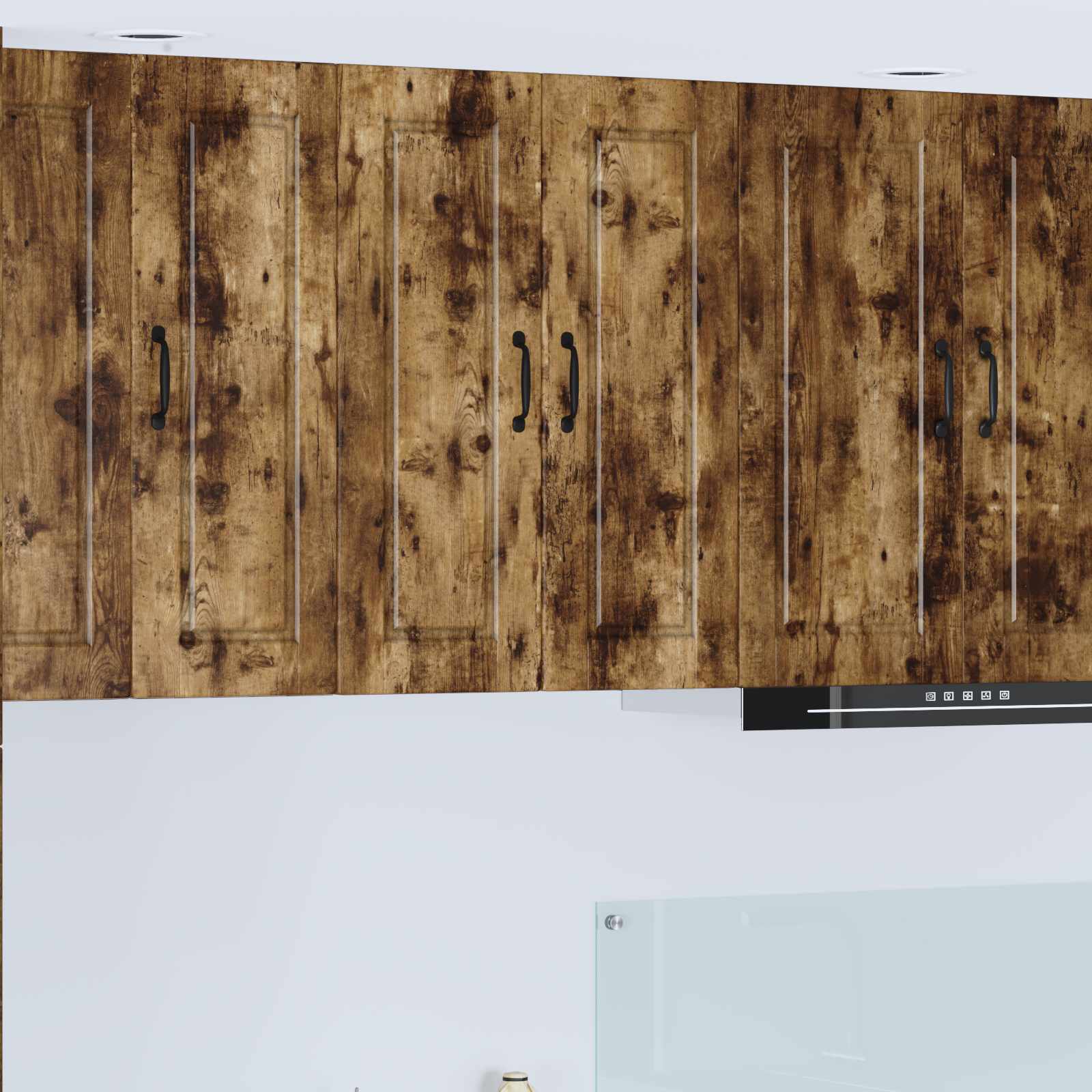 Πάνελ πλυντηρίου πιάτων με ράφι Καπνιστό Δρύς 60 x 31 x 80 εκ.