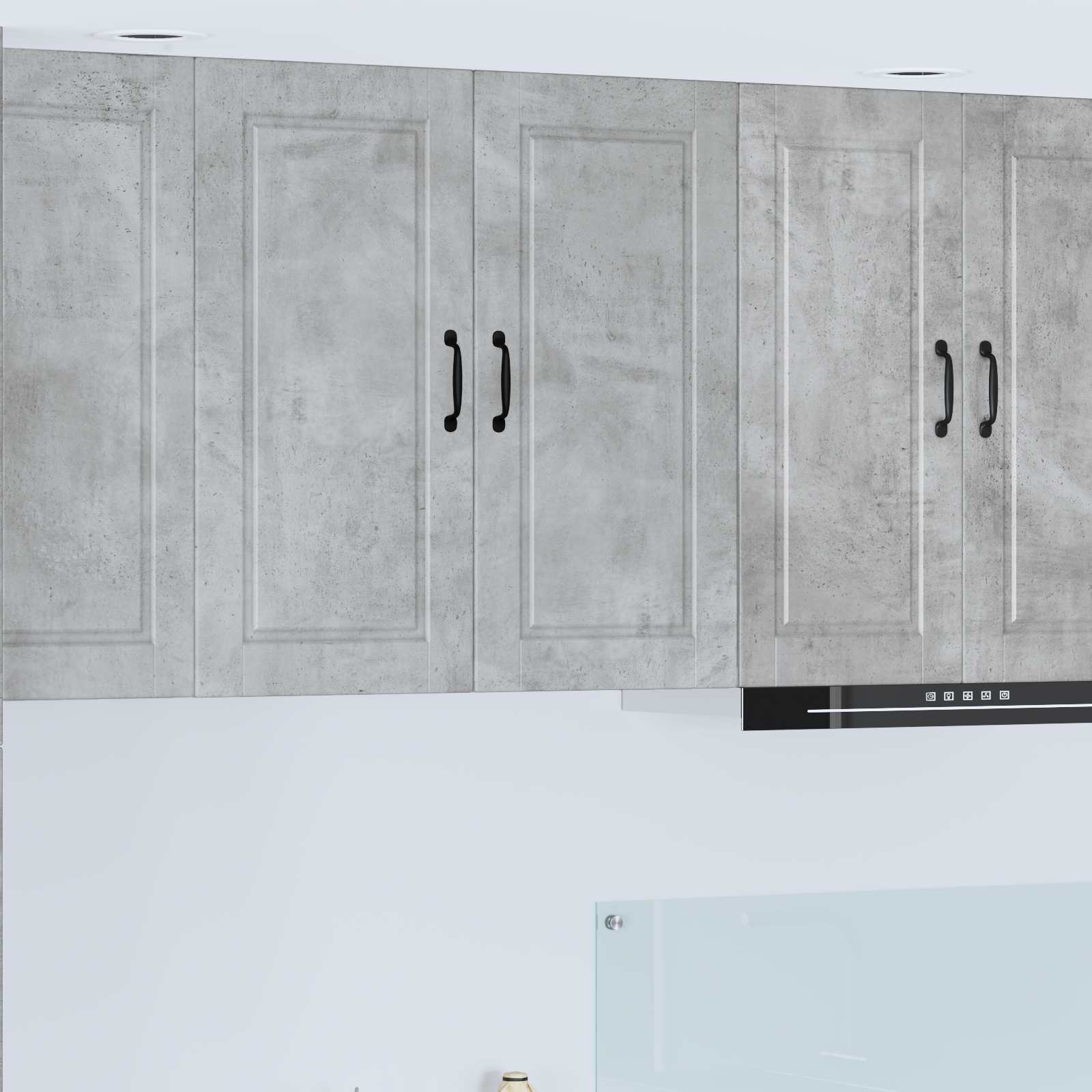 Ντουλάπα Τοίχου PORTO Σκυρόδεμα Γκρι 80 x 31 x 80 εκ.