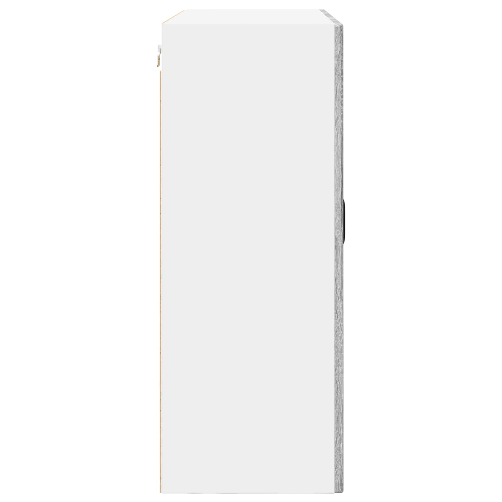 Ντουλάπα Κουζίνας με ράφι Γκρίζο Σονομα 80 x 31 x 80 εκ.