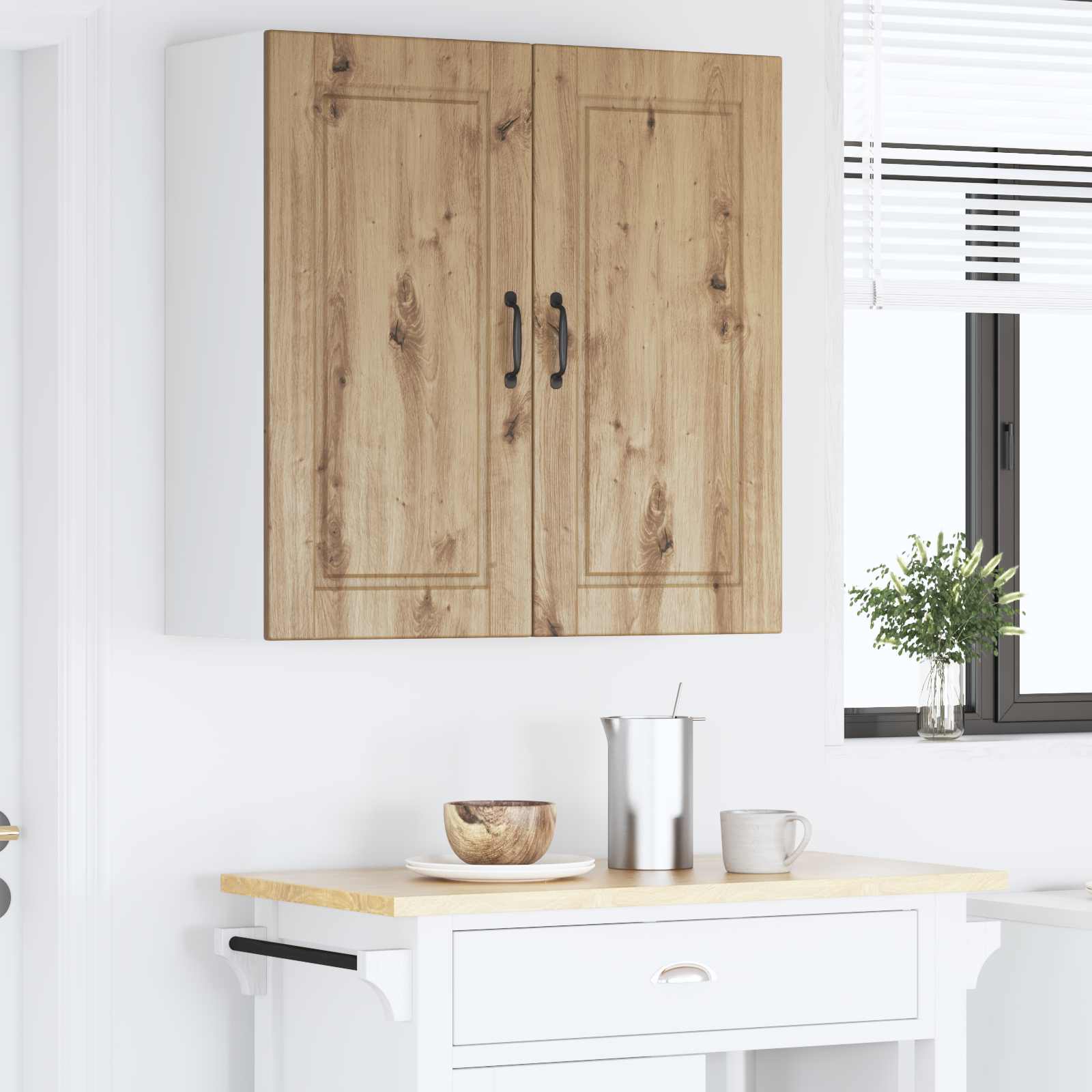 Ντουλάπα Κουζίνας με ράφι με πόρτα Artisan Oak 80 x 31 x 80 εκ. - Pakobazaar