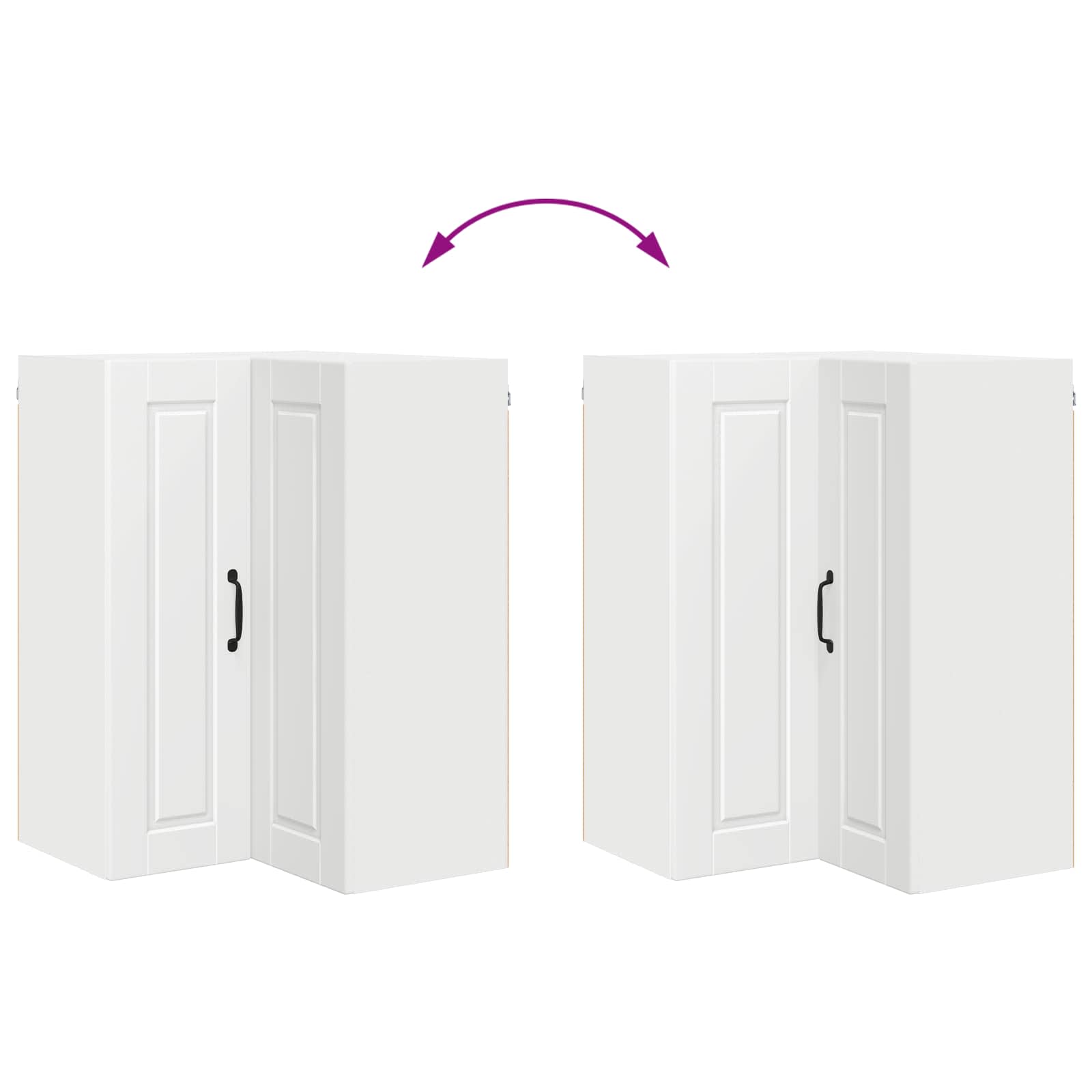 Ντουλάπα Κουζίνας Λευκό 57 x 57 x 80 εκ. Επεξεργασμένο ξύλο