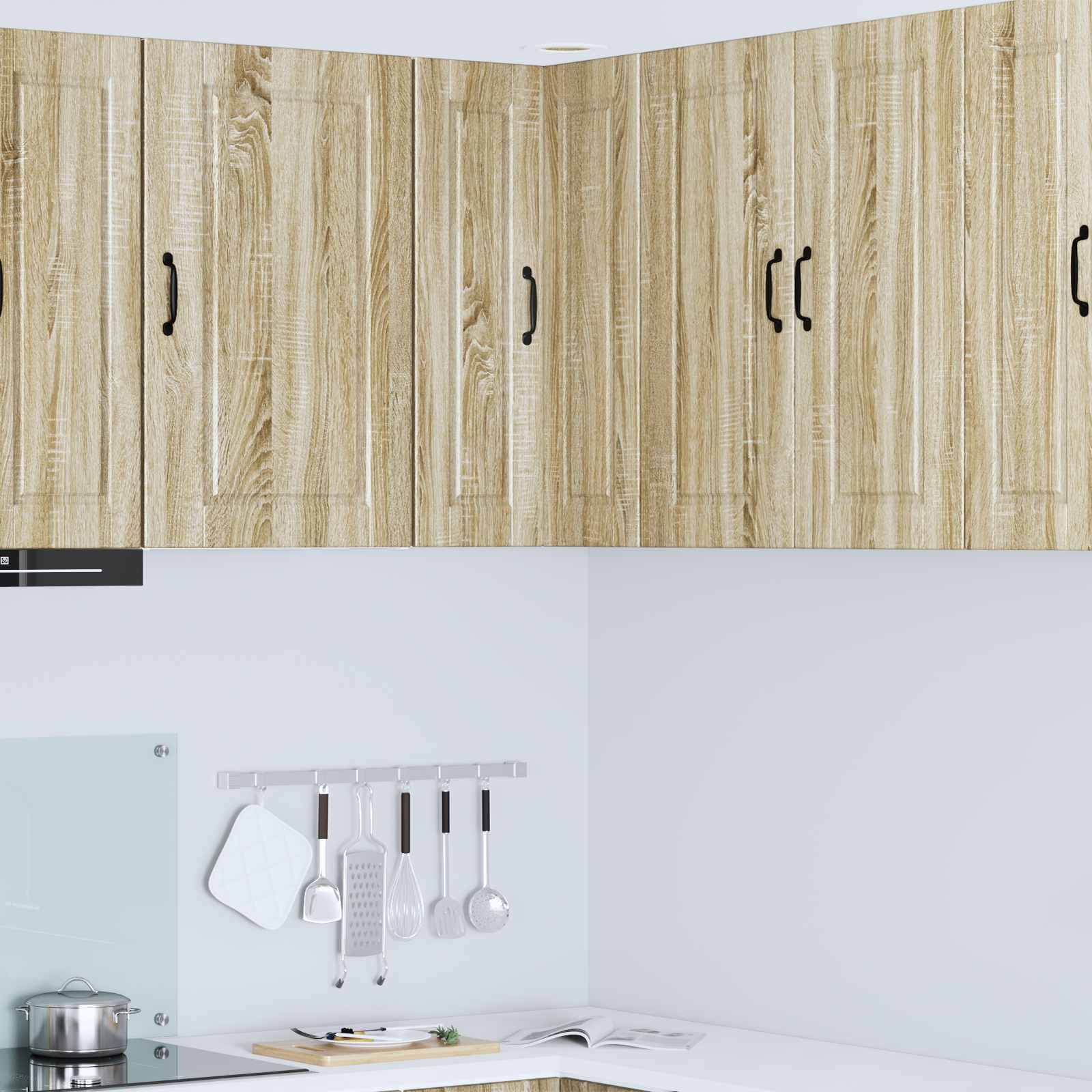 Ντουλάπα Κουζίνας με ράφι με πόρτα Δρύς Sonoma 57 x 57 x 80 εκ.