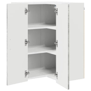 Ντουλάπα Γωνίας PORTO Σκυρόδεμα Γκρι 57 x 57 x 80 εκ.