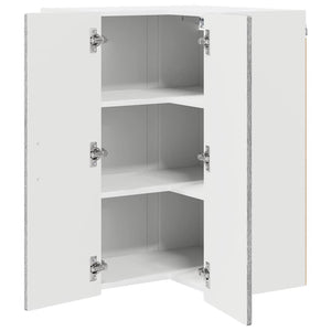 Ντουλάπα Γωνίας PORTO Γκρίζο Σονομα 57 x 57 x 80 εκ.