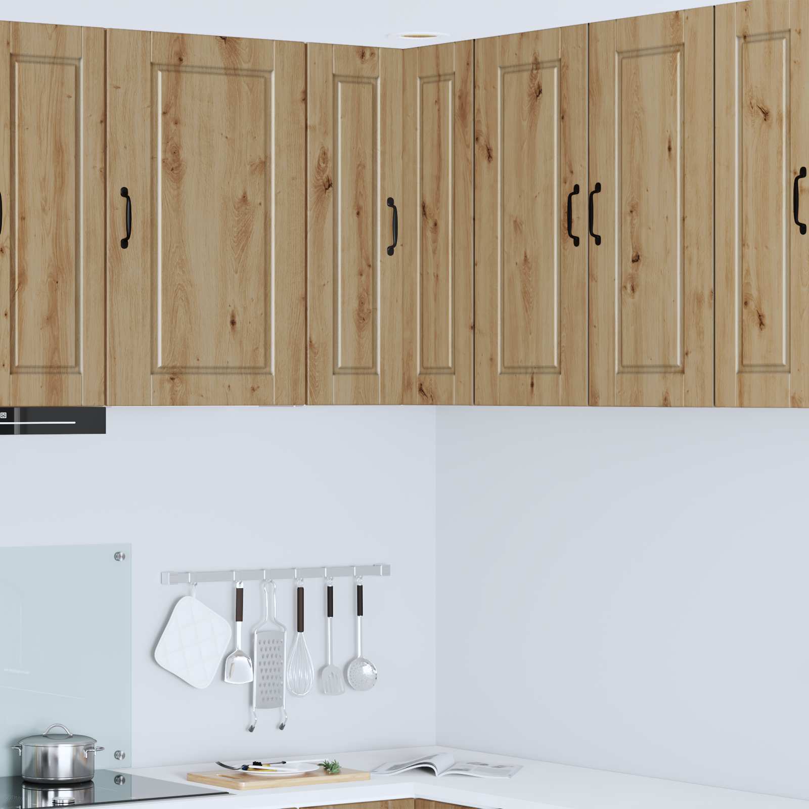 Πάνελ πλυντηρίου πιάτων με ράφι Artisan Oak 57 x 57 x 80 εκ.