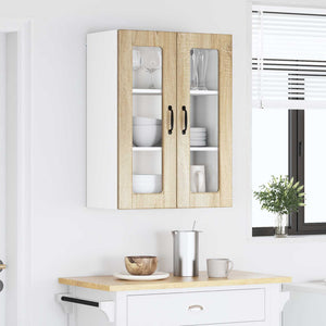 Ραφιέρα τοίχου PORTO Δρύς Sonoma 60 x 31 x 80 εκ.