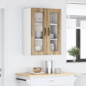 Ραφιέρα τοίχου PORTO Artisan Oak 60 x 31 x 80 εκ.