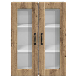 Ραφιέρα τοίχου PORTO Artisan Oak 60 x 31 x 80 εκ.