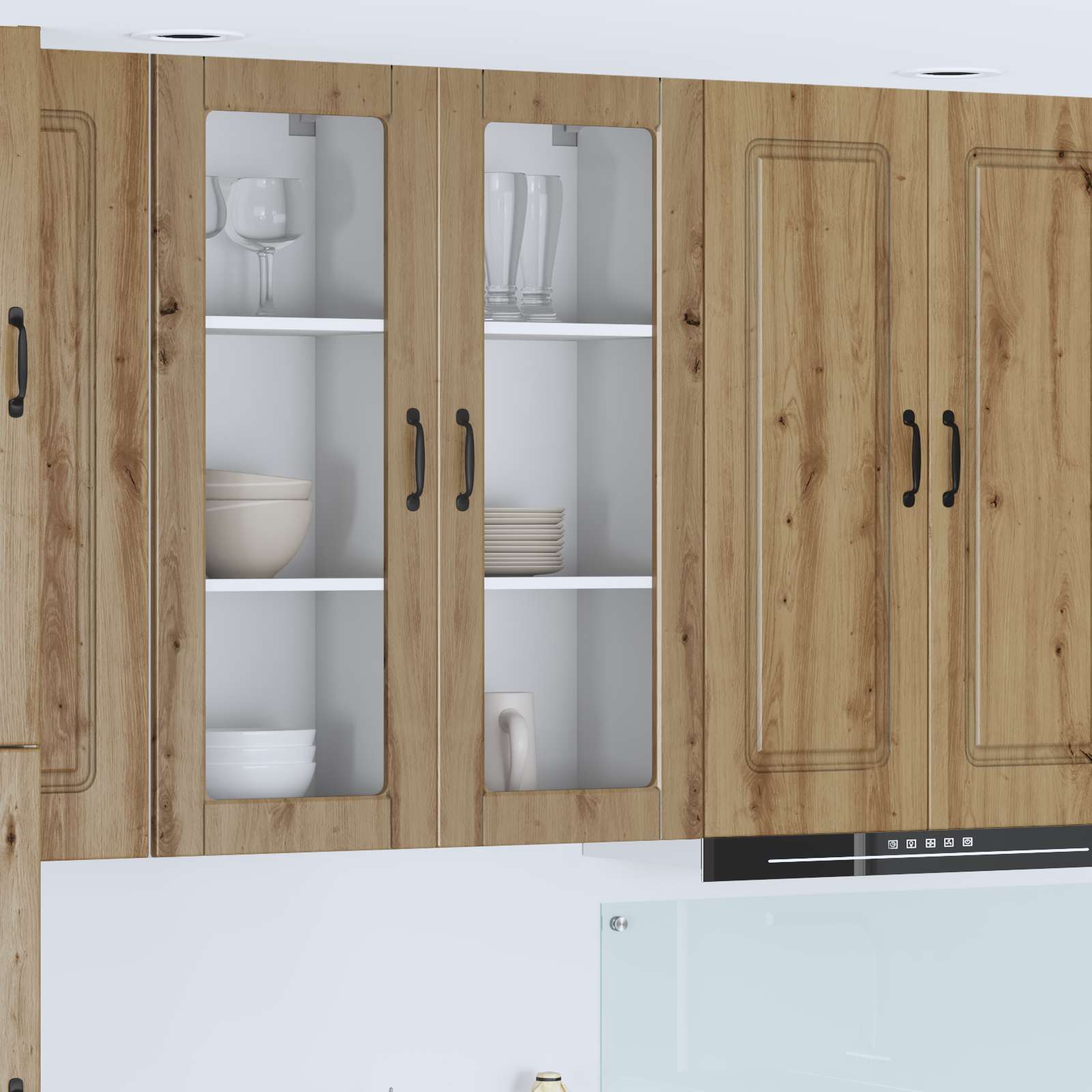 Πάνελ πλυντηρίου πιάτων με ράφι Artisan Oak 40 x 31 x 100 εκ.