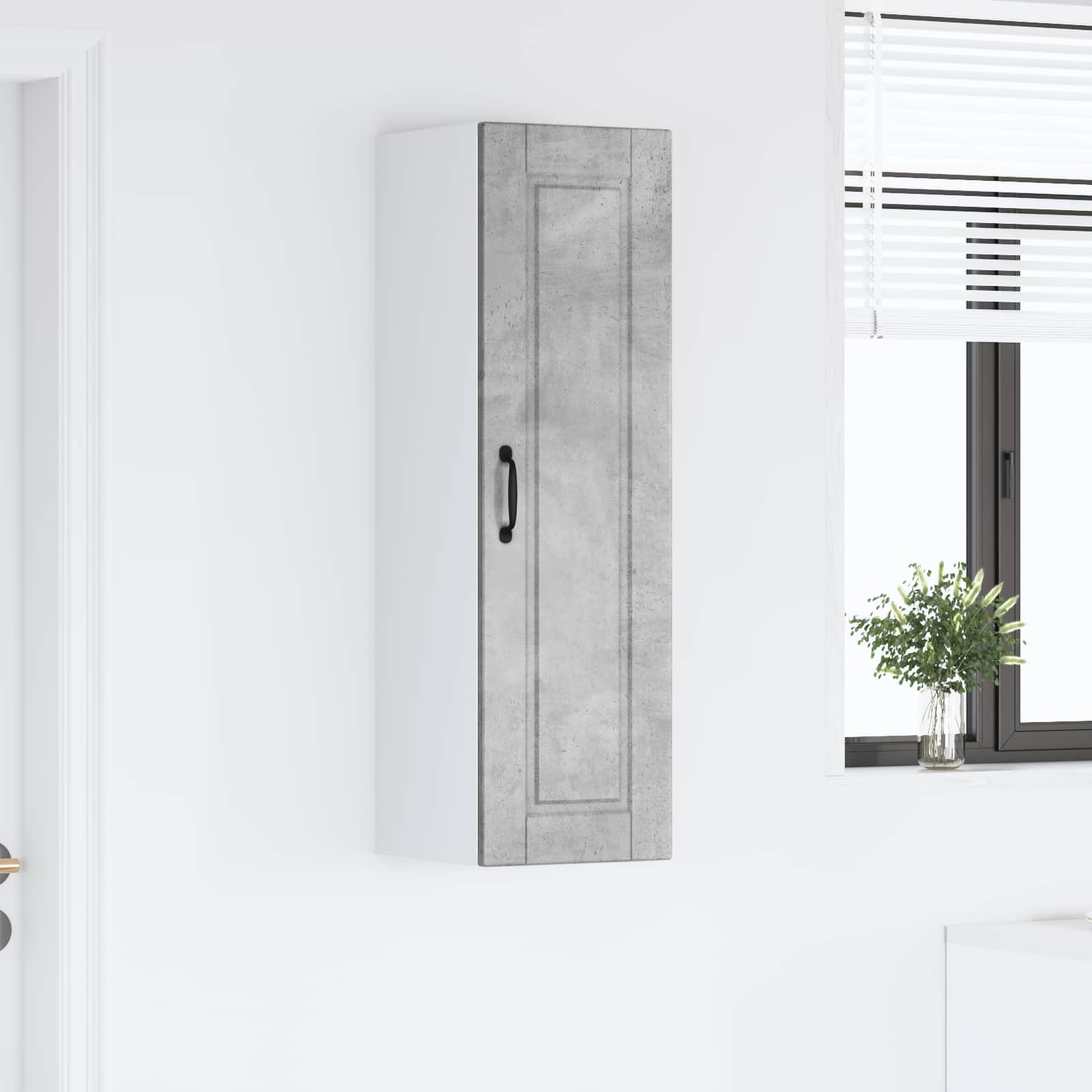 Ντουλάπα Κουζίνας με ράφι Σκυρόδεμα Γκρι 30 x 31 x 100 εκ.