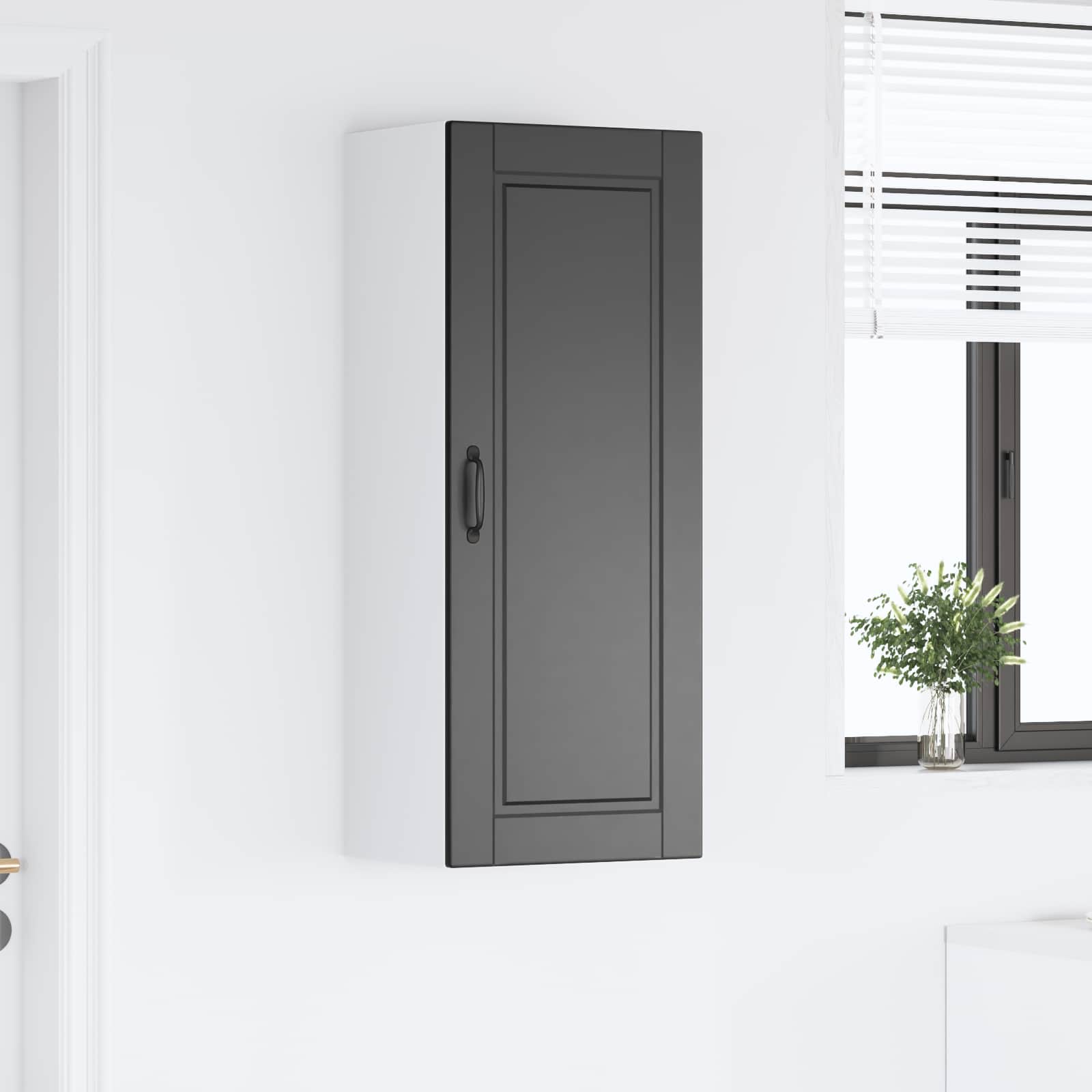 Ντουλάπα Κουζίνας Μαύρο 40 x 31 x 100 εκ. Επεξεργασμένο ξύλο - Pakobazaar