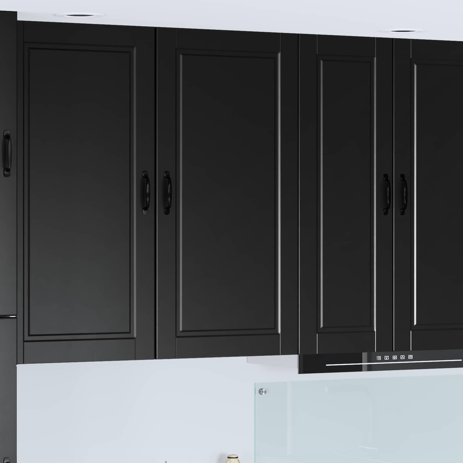 Πάνελ πλυντηρίου πιάτων με ράφι Μαύρο 50 x 31 x 100 εκ.