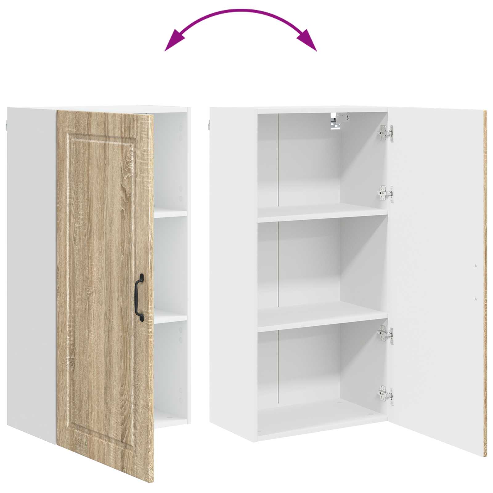 Πάνελ πλυντηρίου πιάτων με ράφι Δρύς Sonoma 50 x 31 x 100 εκ.