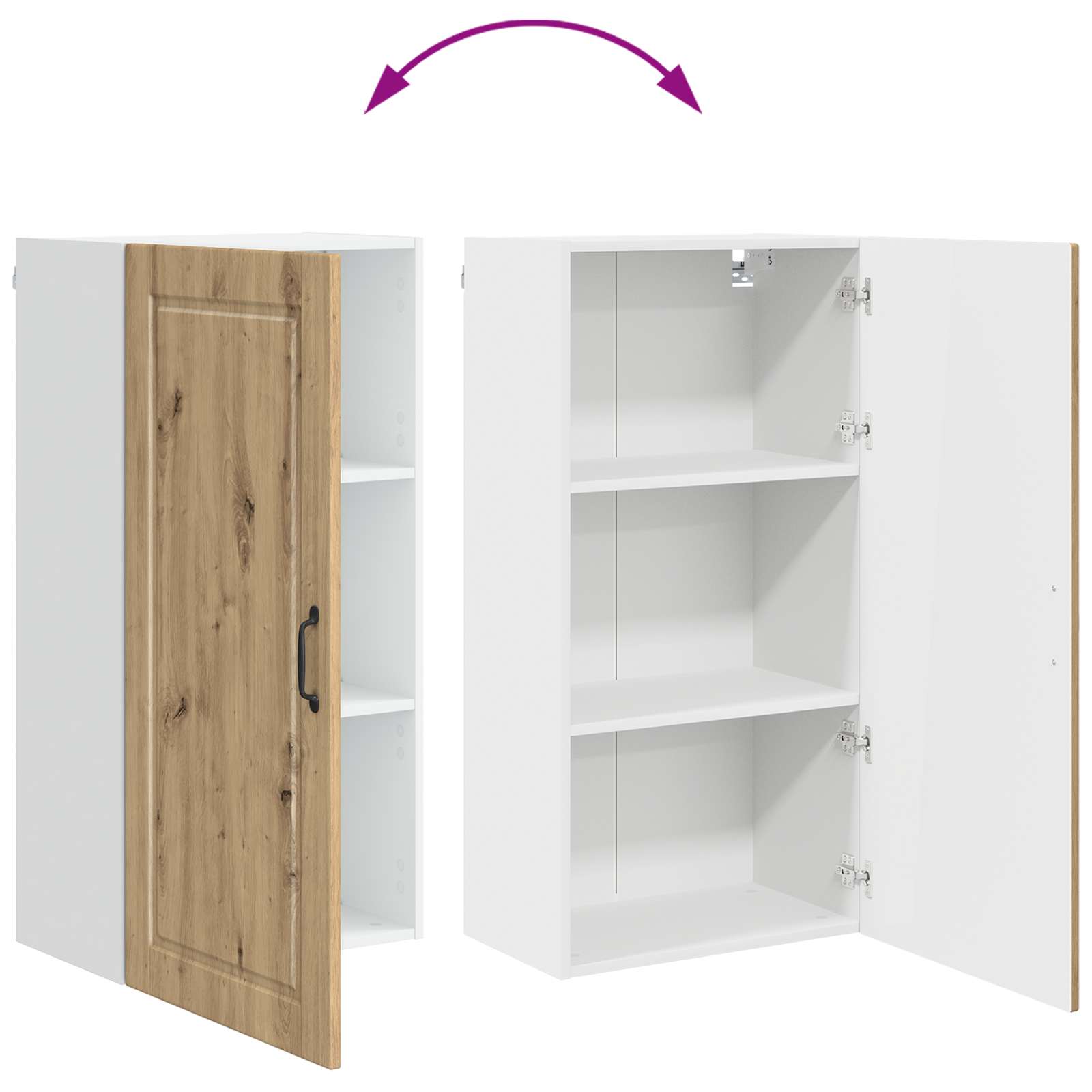 Ντουλάπα Τοίχου PORTO Artisan Oak 50 x 31 x 100 εκ.