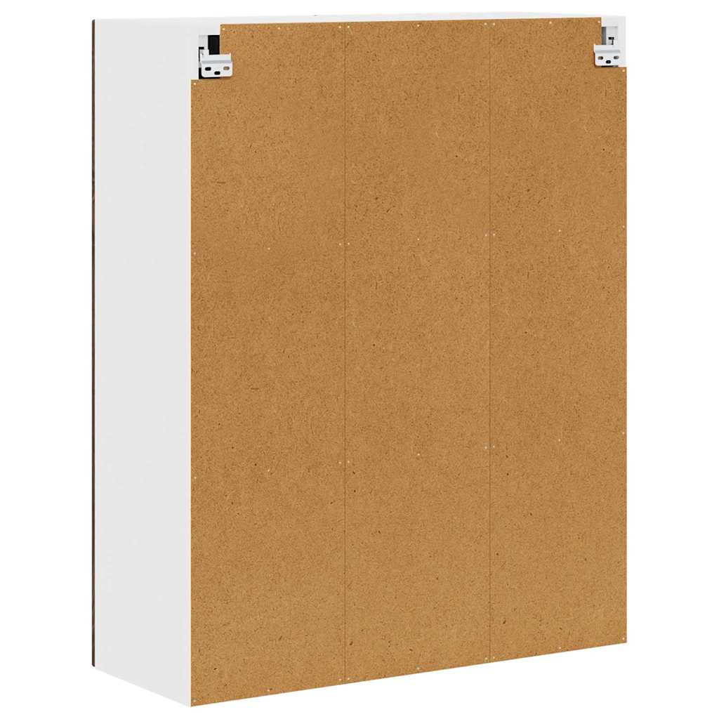 Ντουλάπα Κουζίνας με ράφι Επιτοίχιο Καφέ δρυς 80 x 31 x 100 εκ.