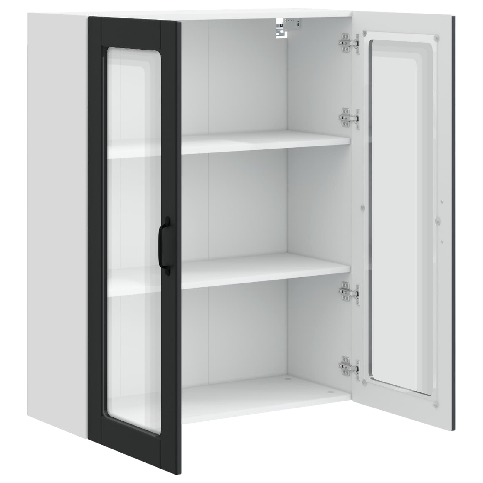 Πάνελ πλυντηρίου πιάτων με ράφι Μαύρο 80 x 31 x 100 εκ.