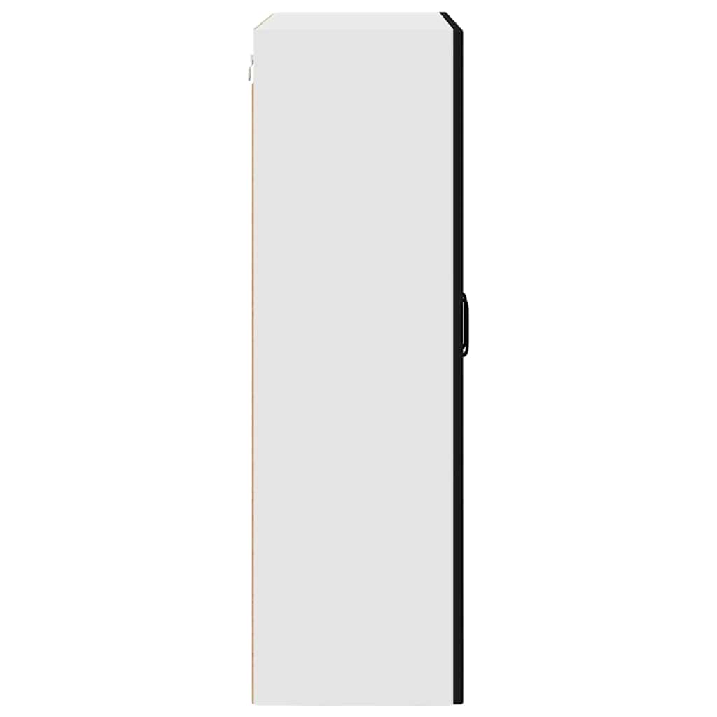 Πάνελ πλυντηρίου πιάτων με ράφι Μαύρο 80 x 31 x 100 εκ.