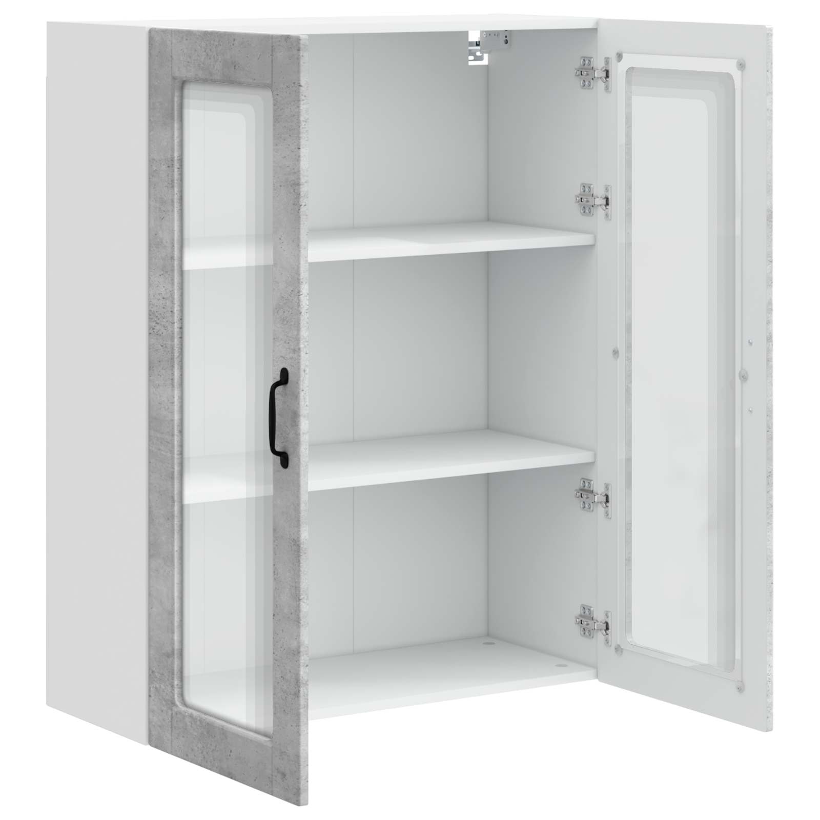 Ντουλάπα Κουζίνας με ράφι Σκυρόδεμα Γκρι 80 x 31 x 100 εκ. - Pakobazaar