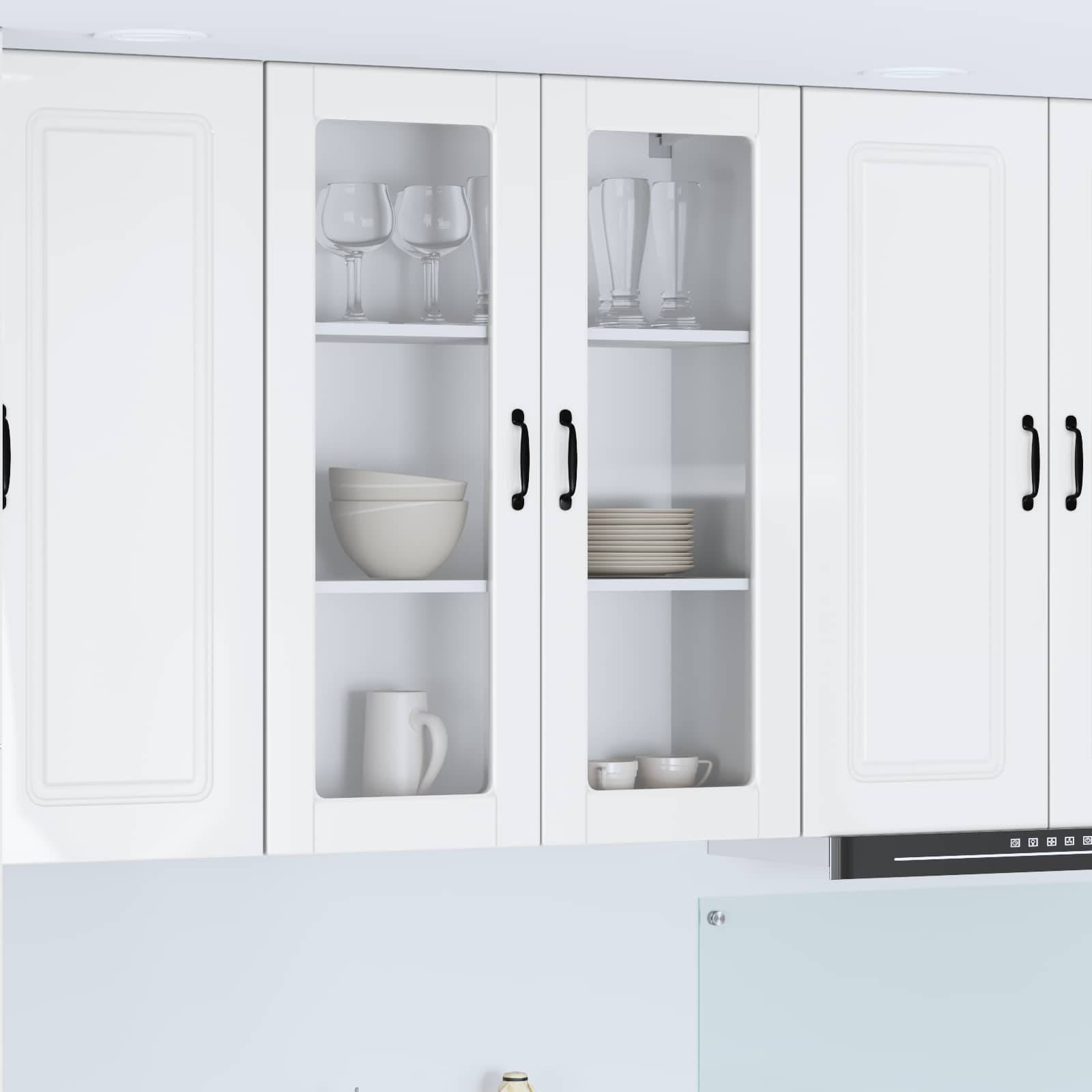 Πάνελ πλυντηρίου πιάτων Υψηλής γυαλάδας λευκό 80 x 31 x 100 εκ.