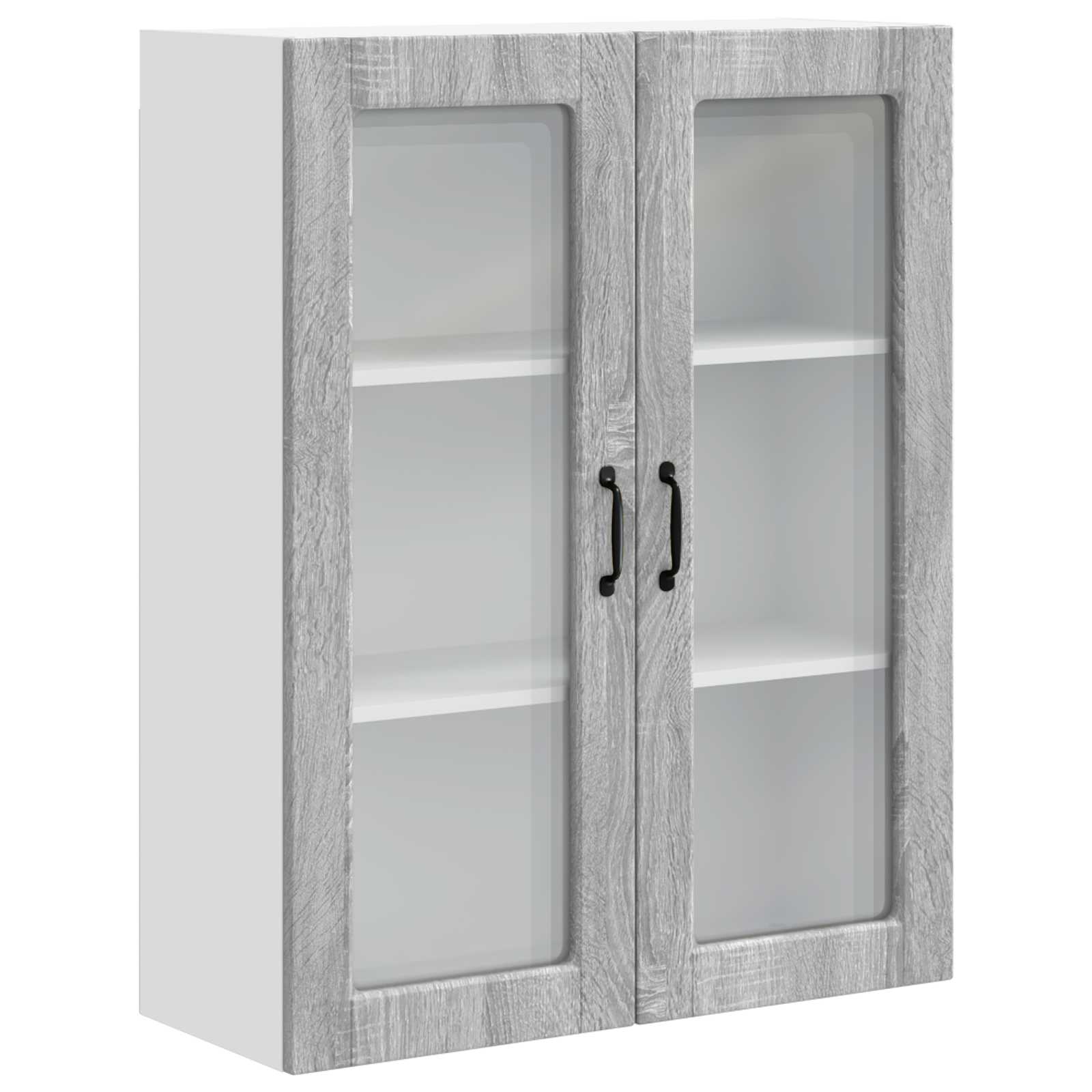 Ντουλάπα Κουζίνας με ράφι Γκρίζο Σονομα 80 x 31 x 100 εκ.