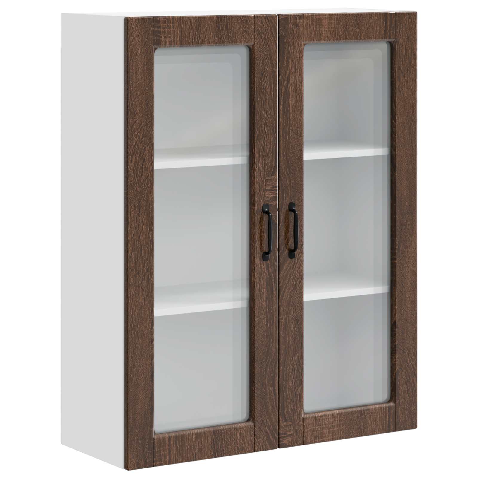 Ντουλάπα Κουζίνας με ράφι Επιτοίχιο Καφέ δρυς 80 x 31 x 100 εκ.