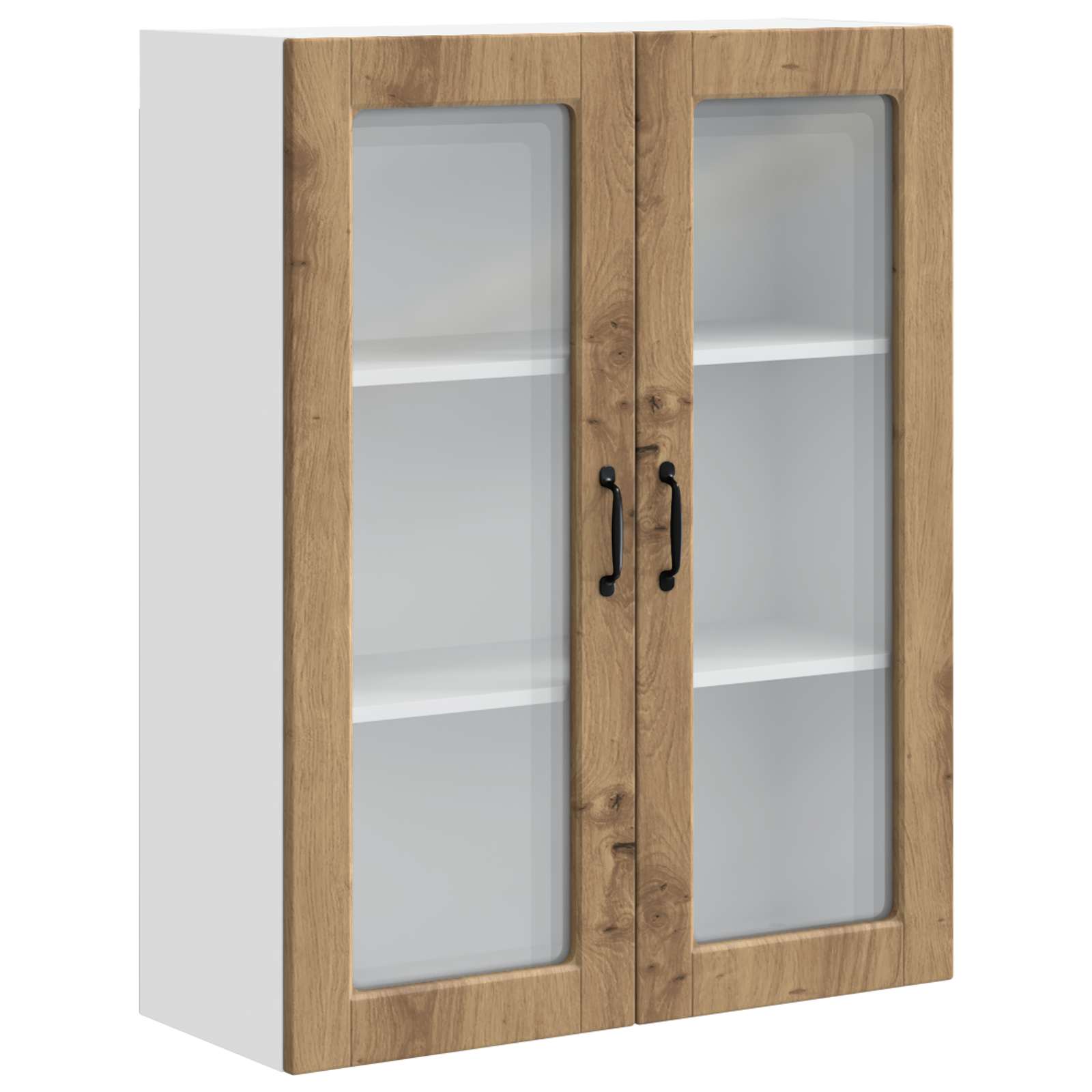 Ραφιέρα τοίχου PORTO Artisan Oak 80 x 31 x 100 εκ.